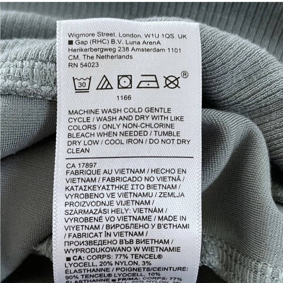 Athleta Eastbound Sweatshirt Woman's Sz 1X Minimalistic Grey / Muted Aqua - Picture 7 of 9